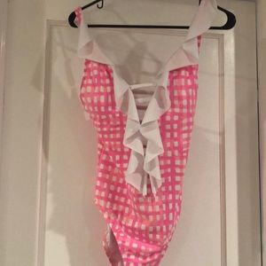 Lilly Pulitzer one piece bathing suit.  Size 6